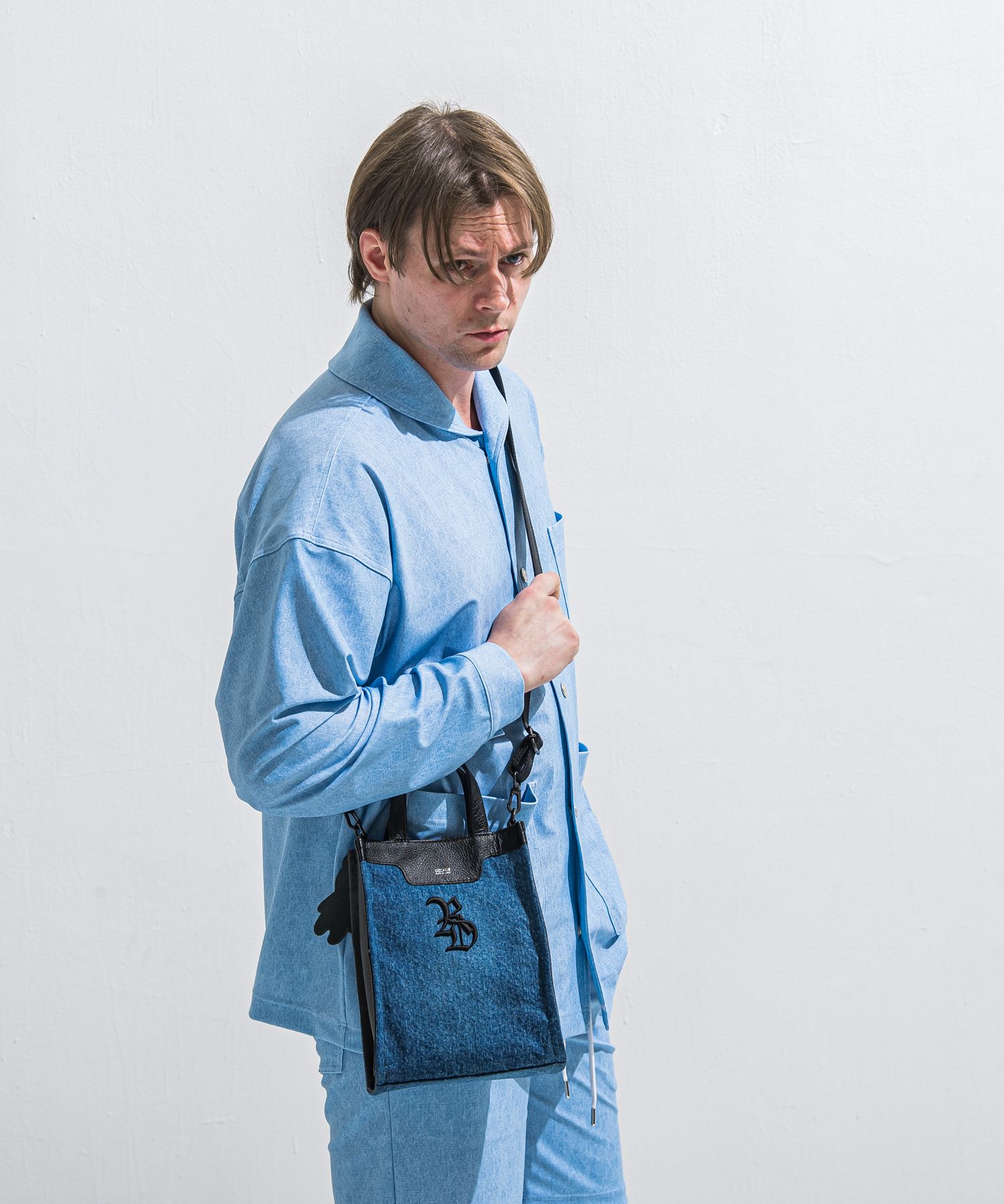 DENIM MINI TOTE BAG / RC40-BAG-001RD / デニムミニトートショルダーバッグ / デニム (5月中旬入荷予定)