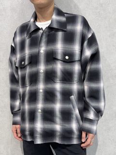 50S CHECK JK / RC39-JK-007C / チェックシャツジャケット / ブラック