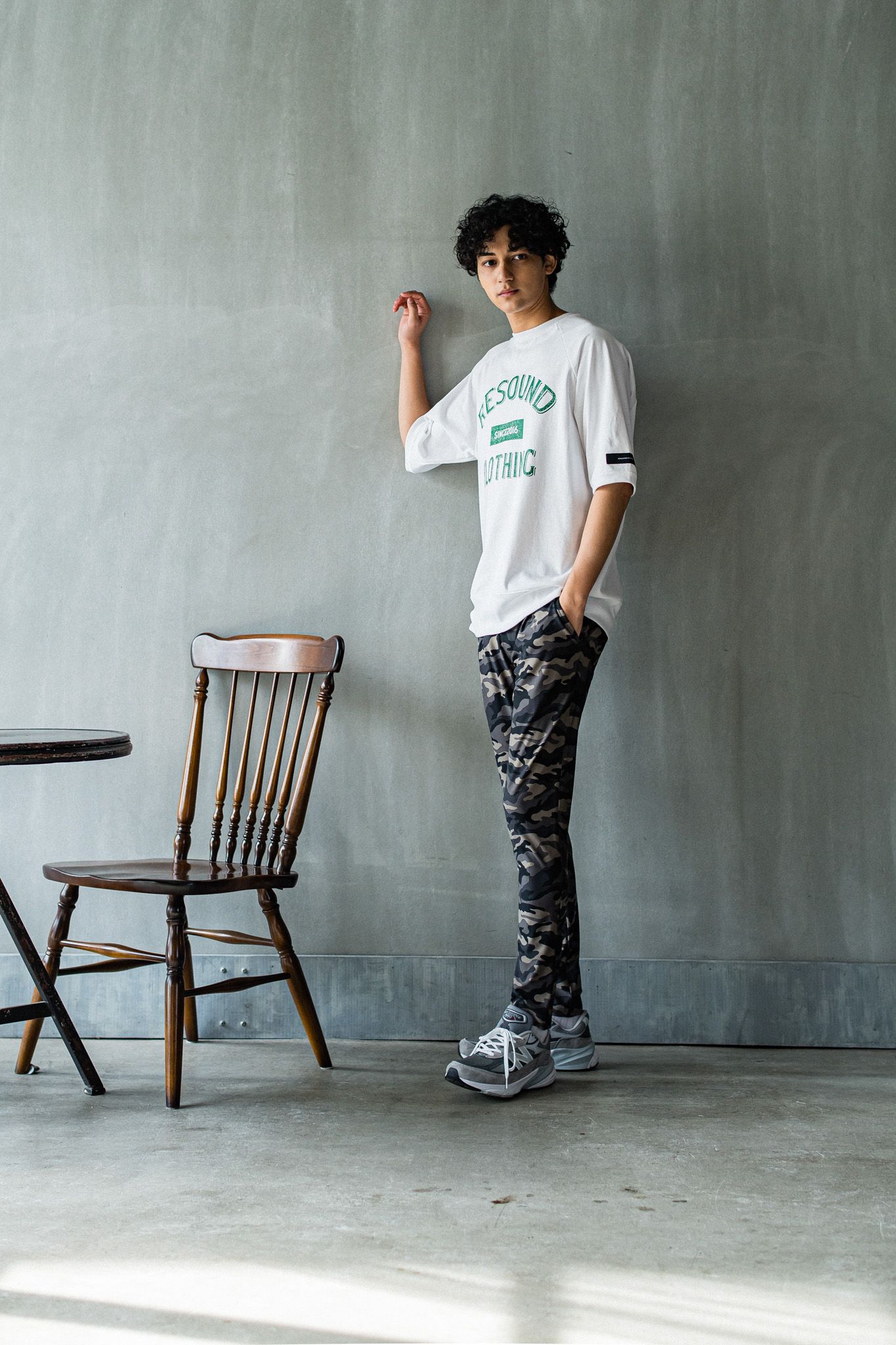 CHRIS EASY TUCK PANTS / RC32-ST-016T / イージータックパンツ / カモフラブラック