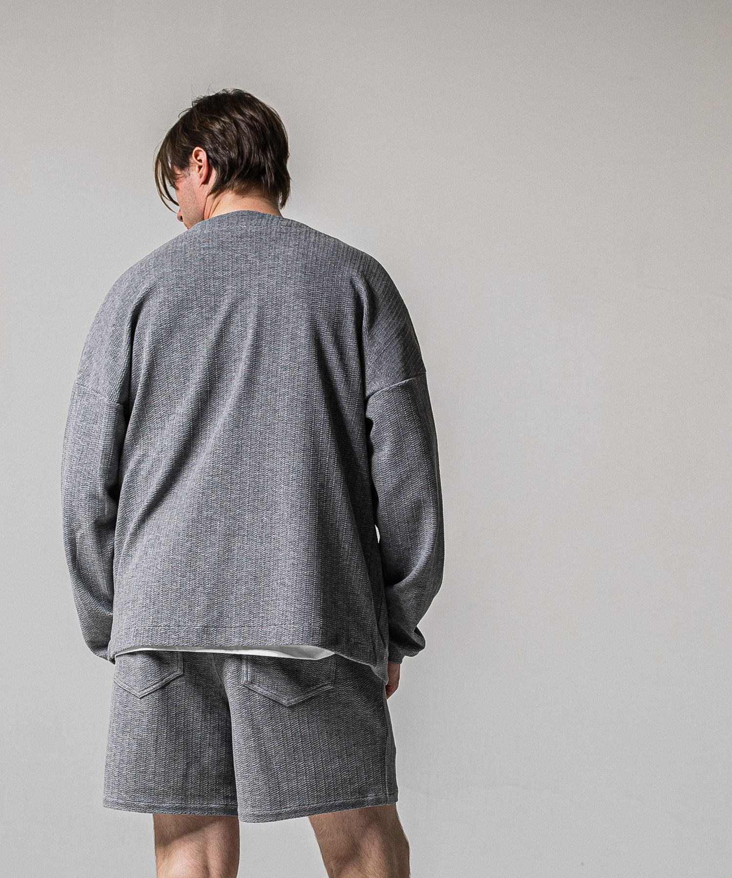 BLISTER KNIT C/D / RC39-C-005 / ブリスターニットカーディガン / グレー (1月下旬入荷予定)