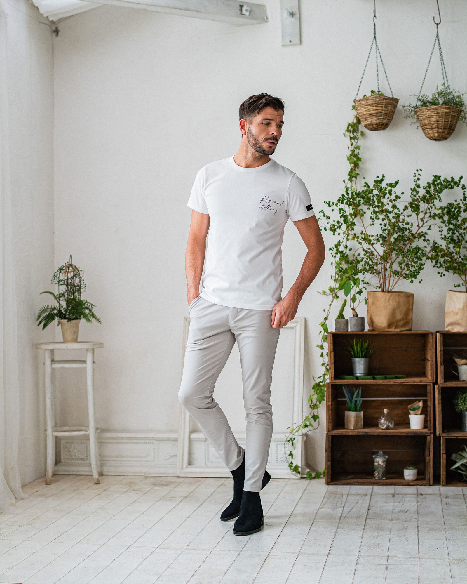 CHRIS EASY PANTS / RC32-ST-016 / イージーパンツ / グレージュ