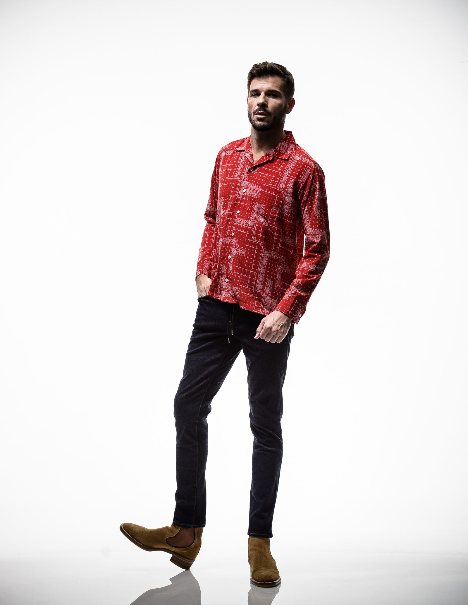 WEST BANDANA BUDDY SHIRTS / RC19-SH-003 / バンダナシャツ ※