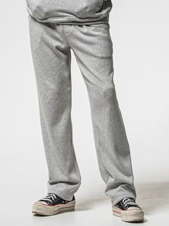 VELOURS FLEECE WIDE TUCK PANTS / RC38-ST-016HWT / 裏起毛スウェットワイドタックパンツ / グレー (11月中旬入荷予定)