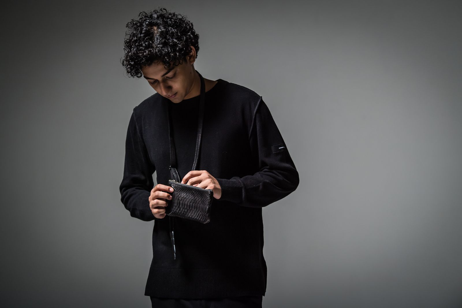 DECADE COLLABO WALLET PHONE BAG / RC30-BAG-005RD / ウォレットスマホショルダーバッグ / ブラック