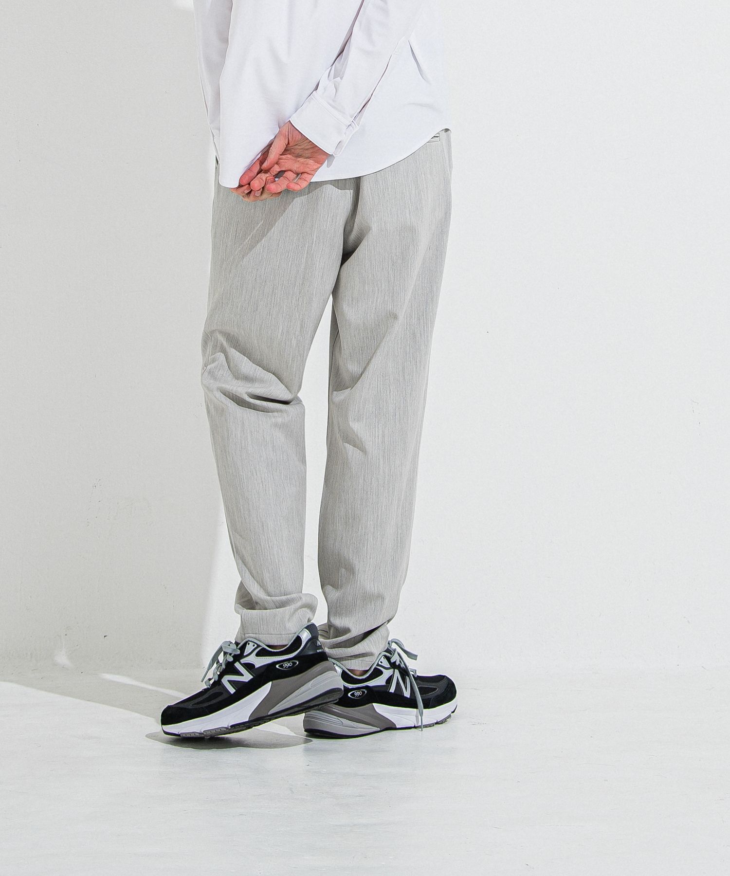 PAT WIDE EASY PANTS / RC36-ST-036BN / ワイドテーパードパンツ / グレー