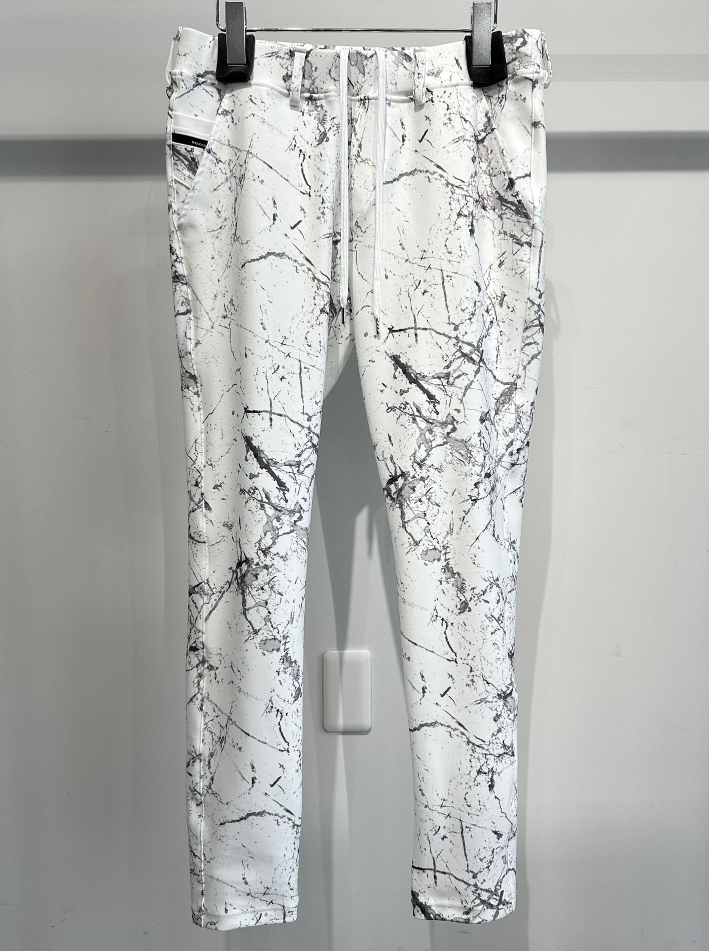 CHRIS EASY PANTS / RC34-ST-016 / ペイント柄イーシーパンツ / グレー