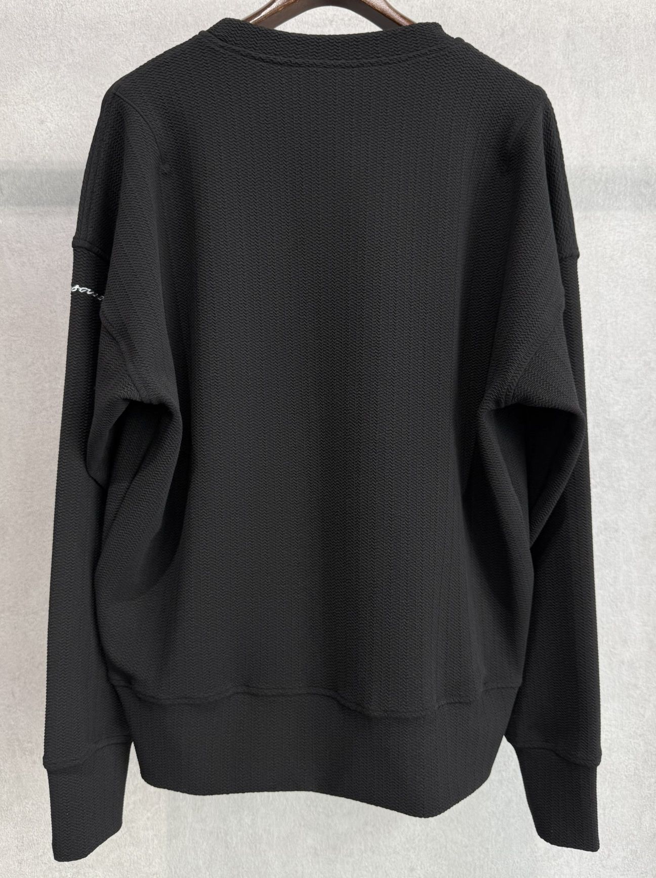 BLISTER TRAINER / RC39-C-004 / ブリスターニットトレーナー / ブラック