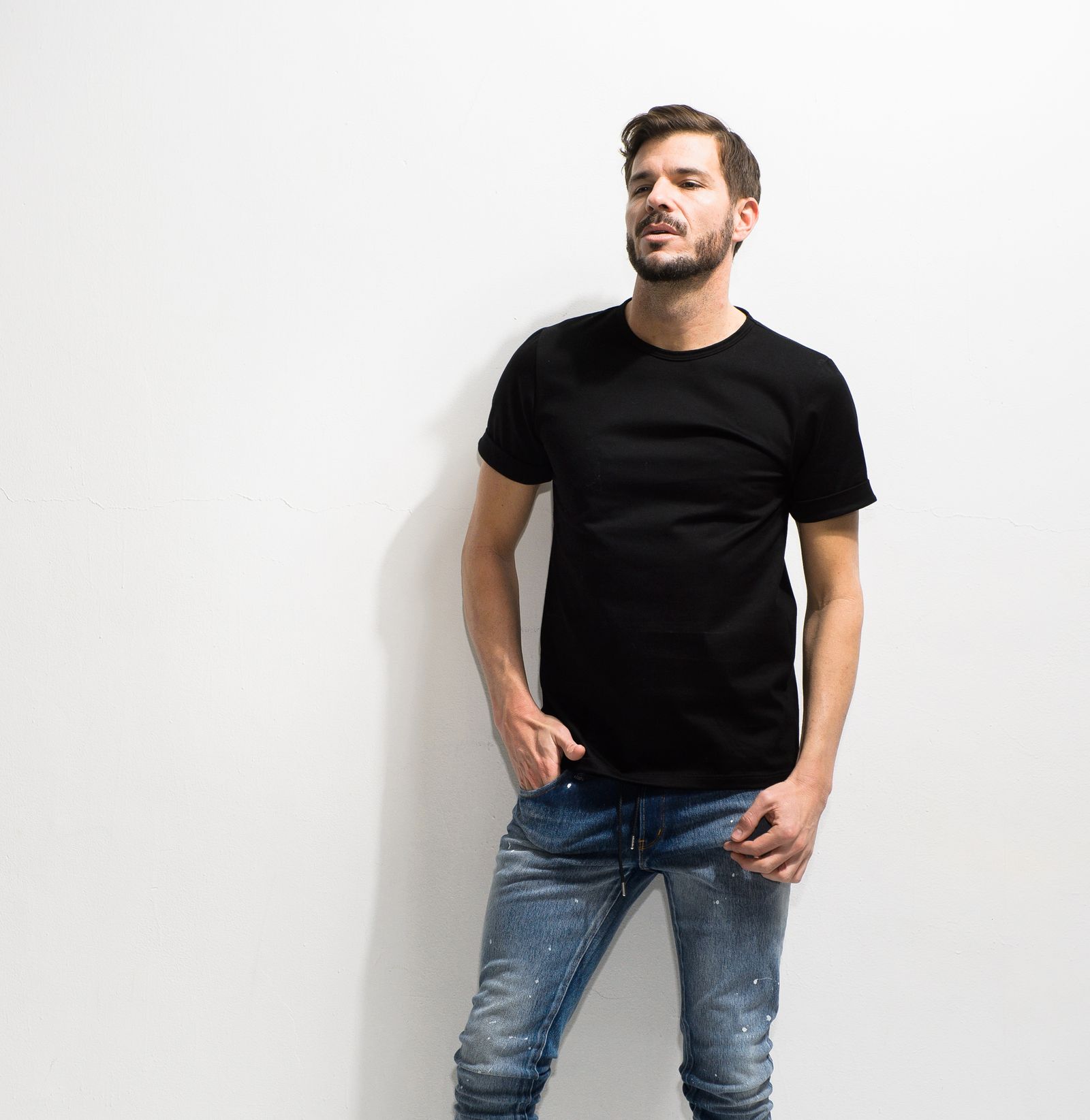 ROLL UP JERSEY TEE / RC20-T-001 / 無地Tシャツ