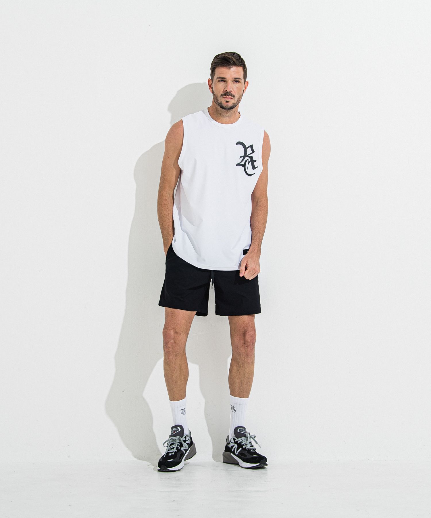 TV NYLON SHORTS / RC36-HP-004 / リラックスナイロンショーツ / ブラック