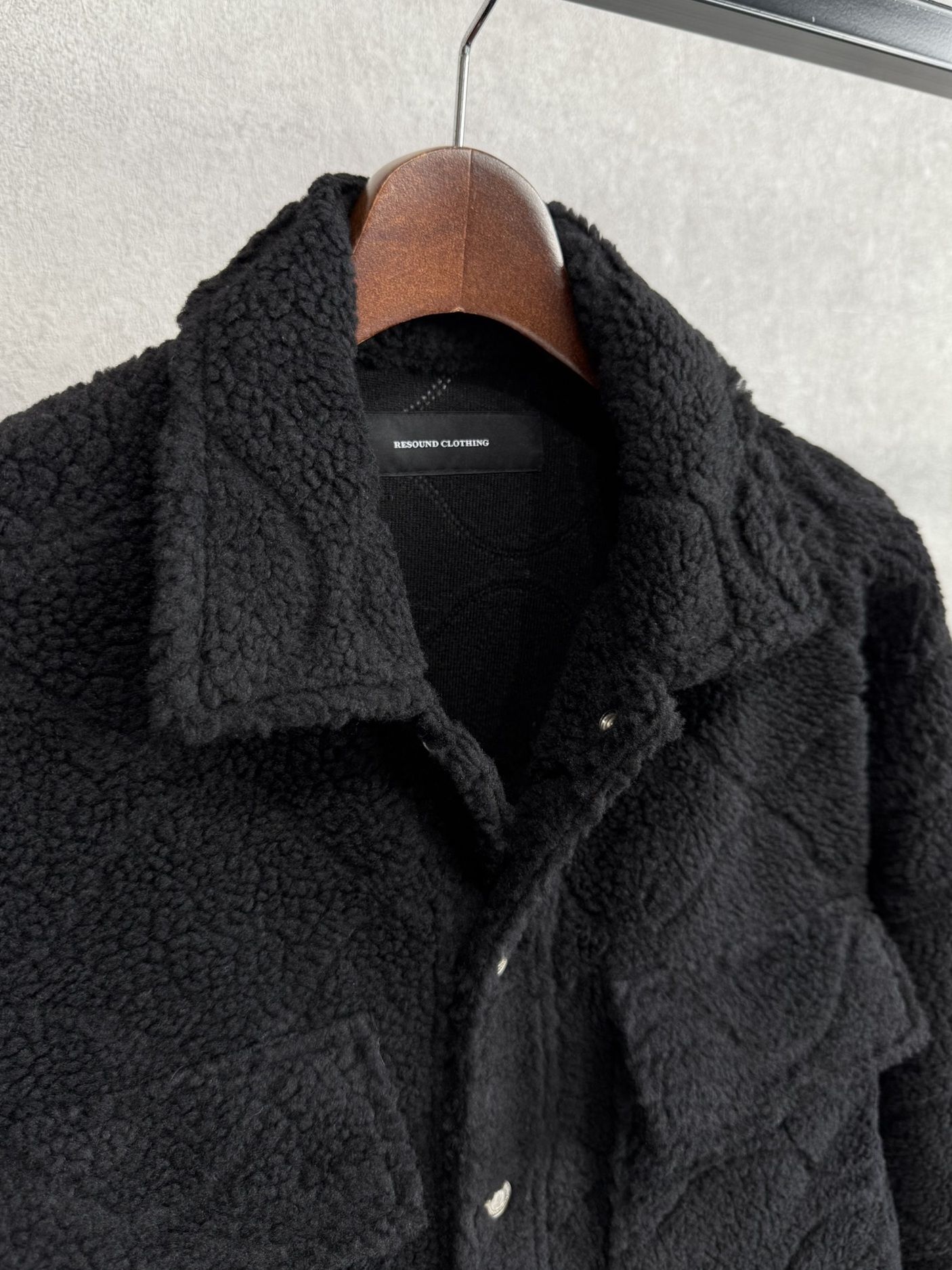 CPO BOA SHIRTS JK / RC38-JK-006 / ボアCPOシャツジャケット / ブラック