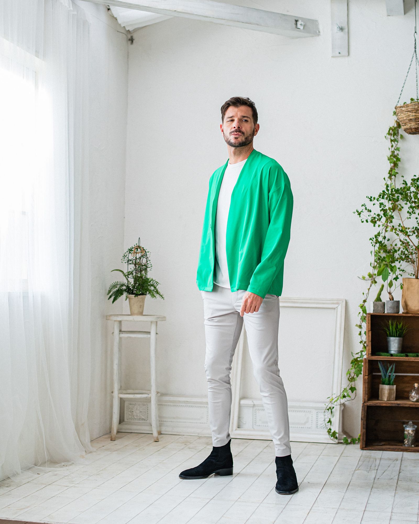CHRIS EASY PANTS / RC32-ST-016 / イージーパンツ / グレージュ