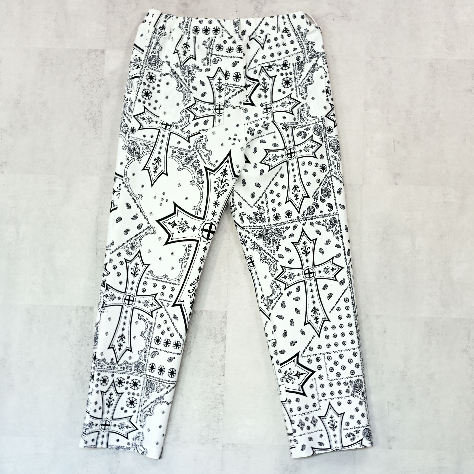 CHRIS EASY WIDE TUCK PANTS / RC42-ST-016WT / セミワイドタックパンツ / クロスホワイト (1月上旬入荷予定)