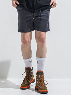 AZE SHORTS / RC40-HP-006 / 高機能畦編みショーツ / チャコール (5月下旬入荷予定)