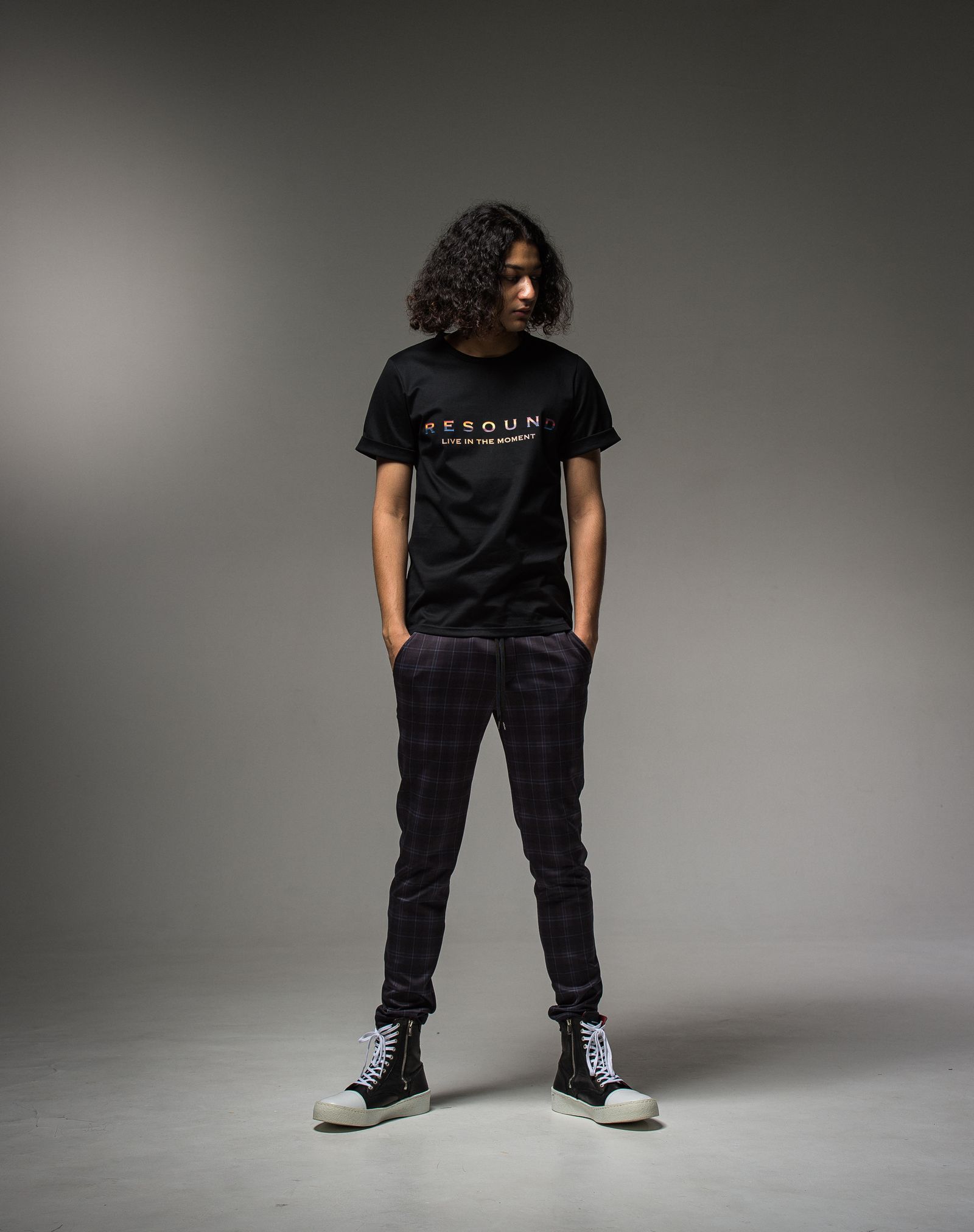 BEACH ROGO ROLL UP JERSEY TEE / RC23-T-004 / ロゴプリントTシャツ
