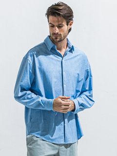RUSH JACK SHIRTS / RC40-SH-001 / オーバーサイズラッシュガードシャツ / ライトインディゴ (5月中旬入荷予定)