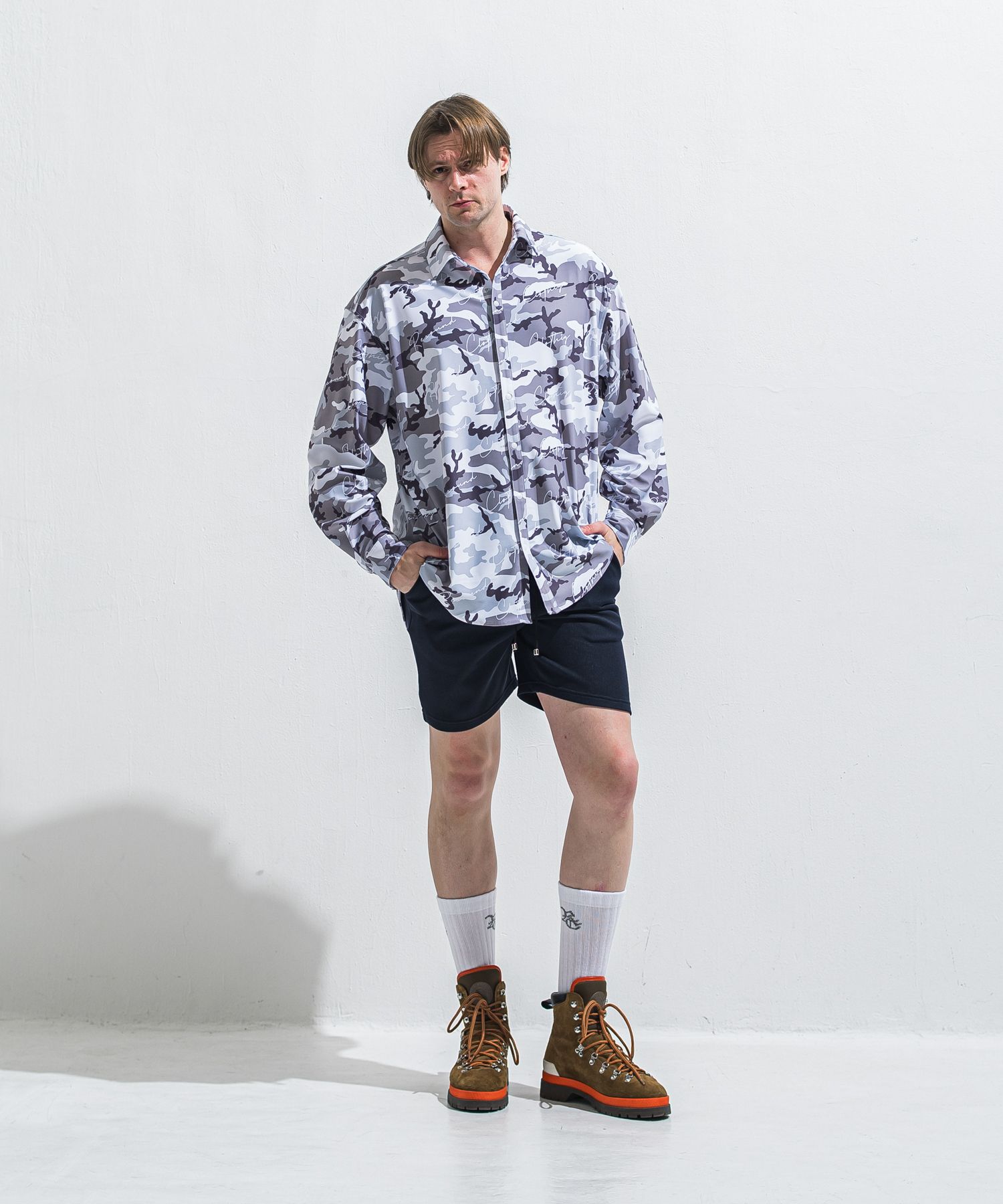 RUSH JACK SHIRTS / RC40-SH-001 / オーバーサイズラッシュガードシャツ / カモフラ (5月中旬入荷予定)