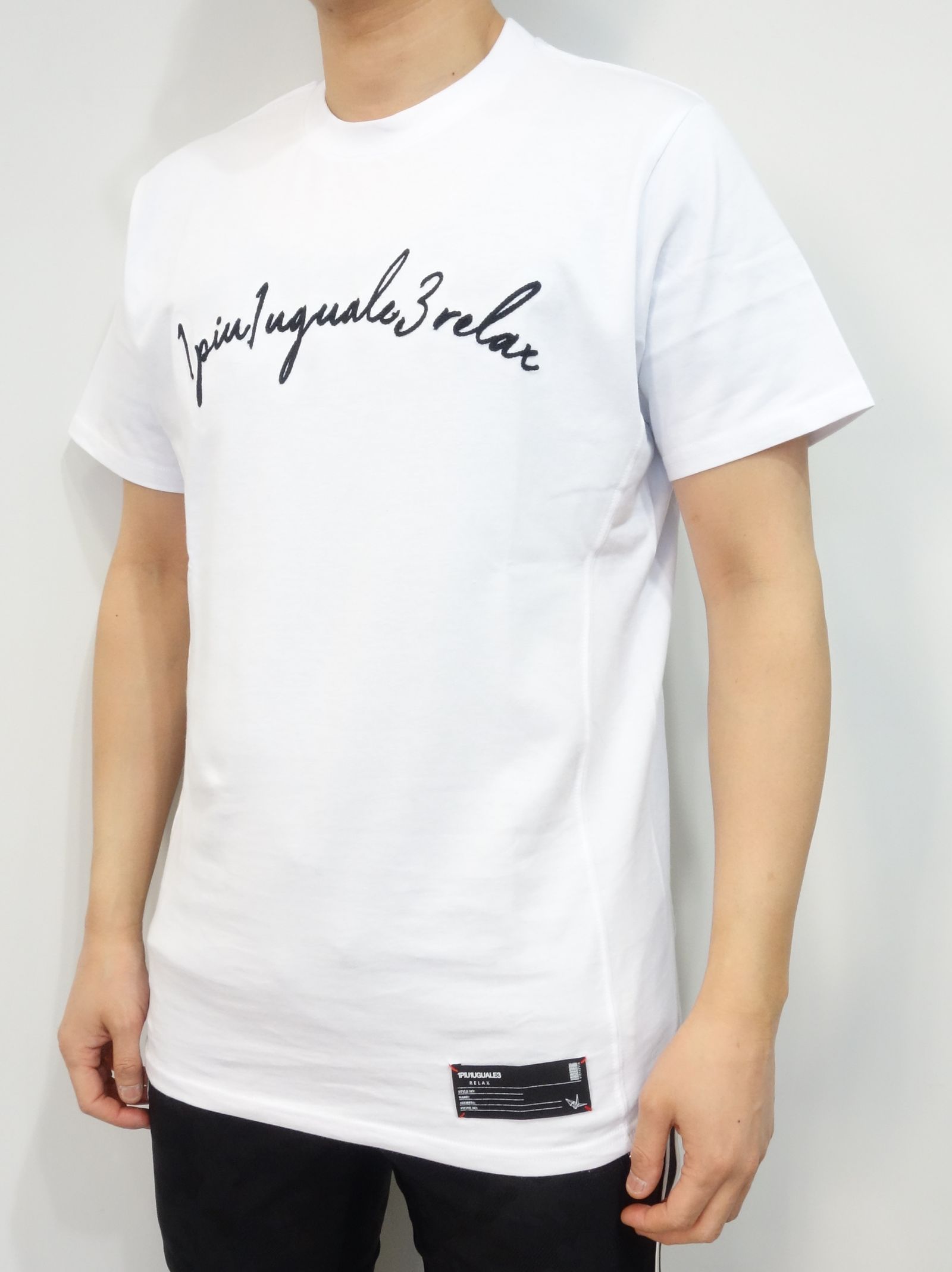 刺繍ロゴ半袖Tシャツ / ust-21017