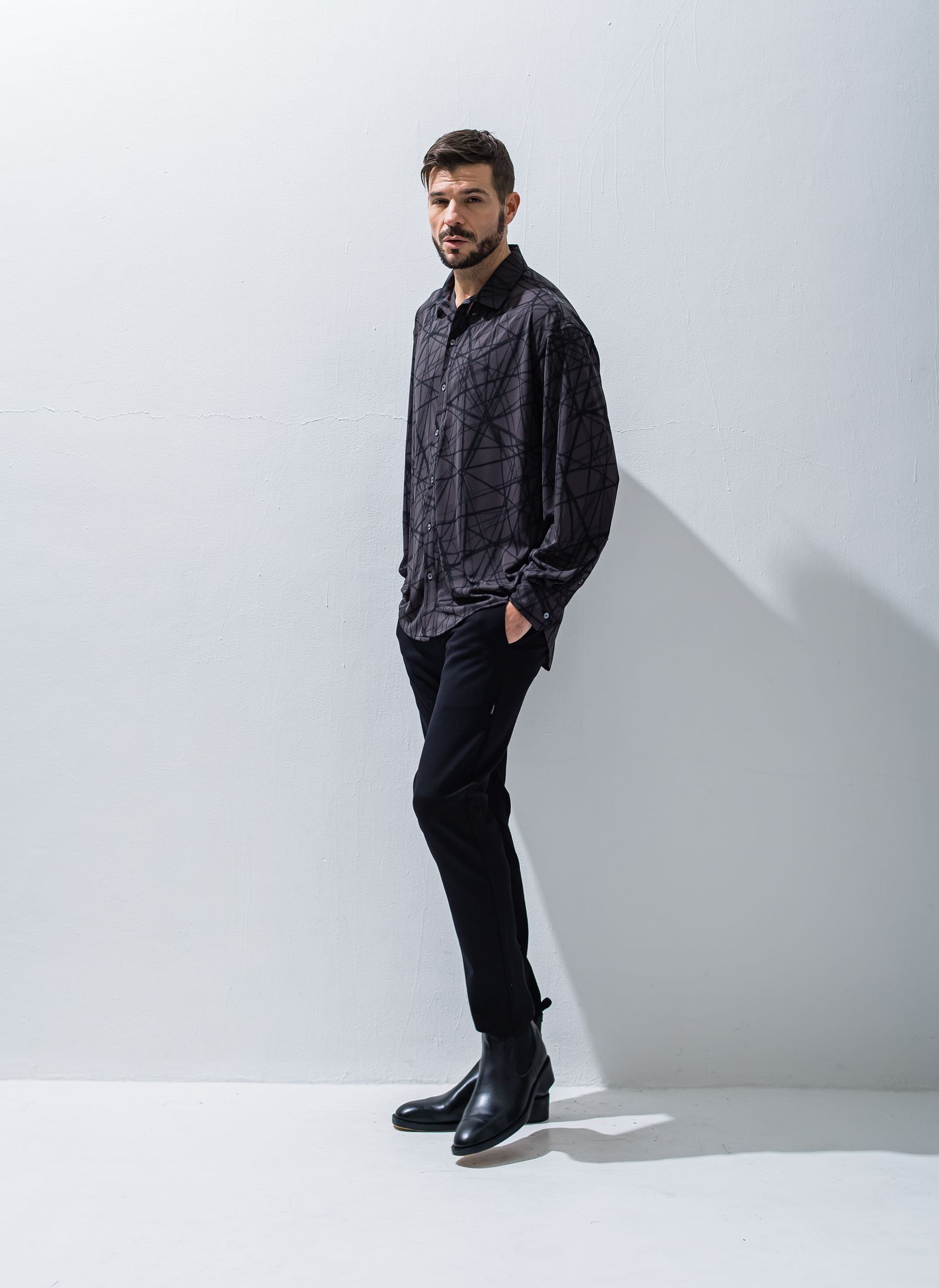 JACK SHIRTS / RC28-SH-001 / オーバーサイズシャツ / チャコール