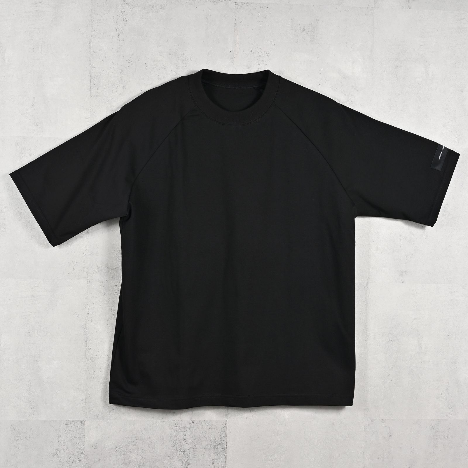 BACK RC RAGLAN OVER TEE / RC39-T-001 / バックロゴラグランビッグTシャツ / ブラック (4月上旬入荷予定)