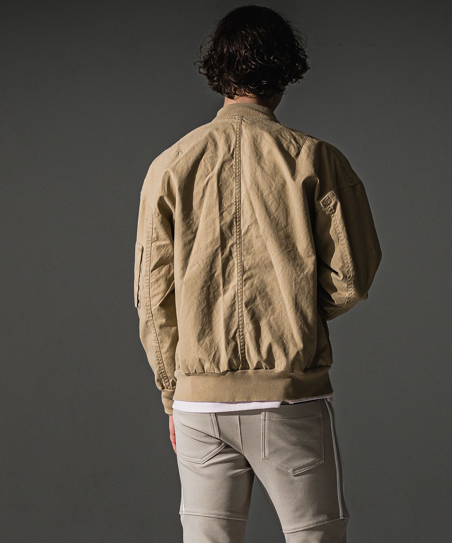 DAVID JACKET / RC41-JK-003 / ミリタリーライトMA-1 / ヴィンテージベージュ (8月下旬入荷予定)