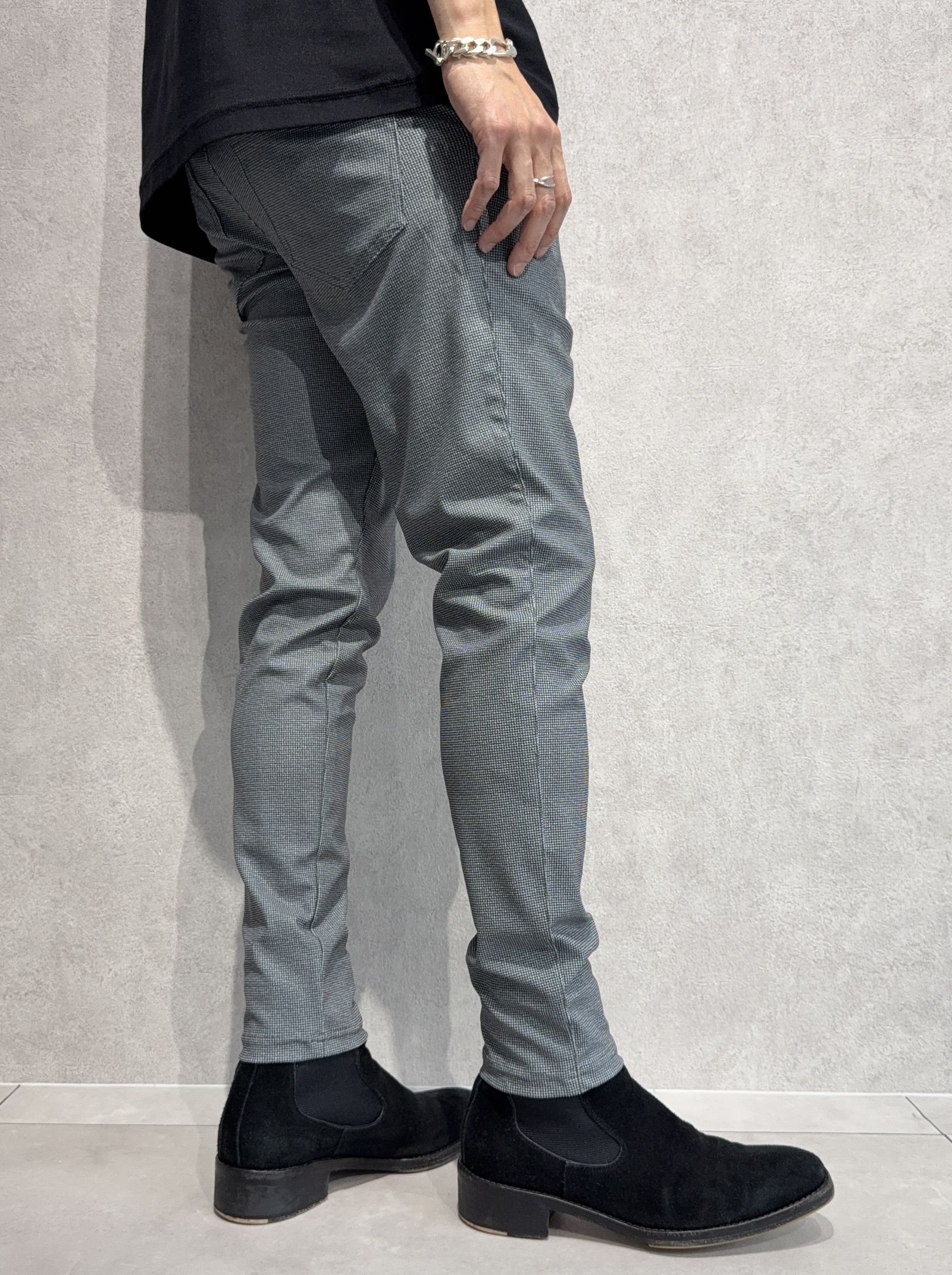 CHRIS EASY TUCK  PANTS / RC36-ST-016T / イージータックパンツ / チェックブラック