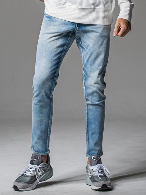MICK DENIM JERSEY / RC37-ST-020 / デニムジャージテーパードパンツ / ライトインディゴ (9月上旬入荷予定)