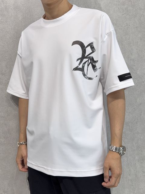 RC RUSH OVER T / RC40-T-009 / RCロゴラッシュガードビッグTシャツ / ホワイト×ブラック