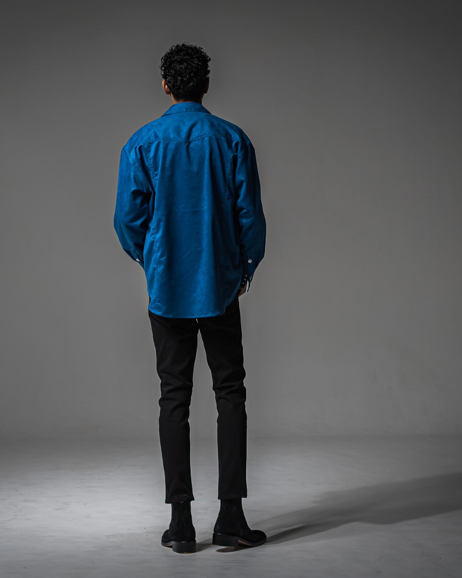MICK DENIM JERSEY / BASIC-ST-020 / デニムジャージテーパードパンツ / ブラック (9月上旬入荷予定)