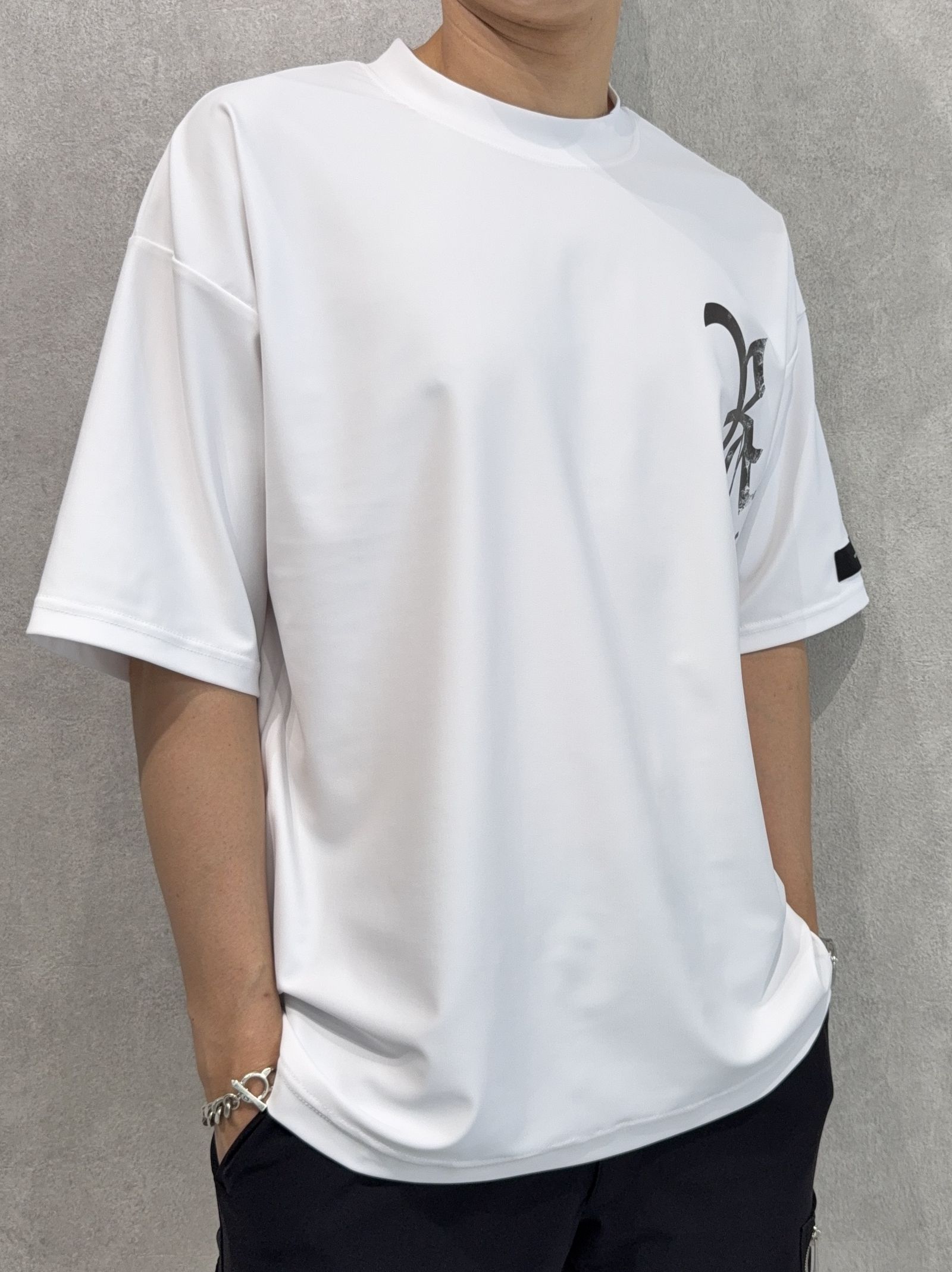 RC RUSH OVER T / RC40-T-009 / RCロゴラッシュガードビッグTシャツ / ホワイト×ブラック