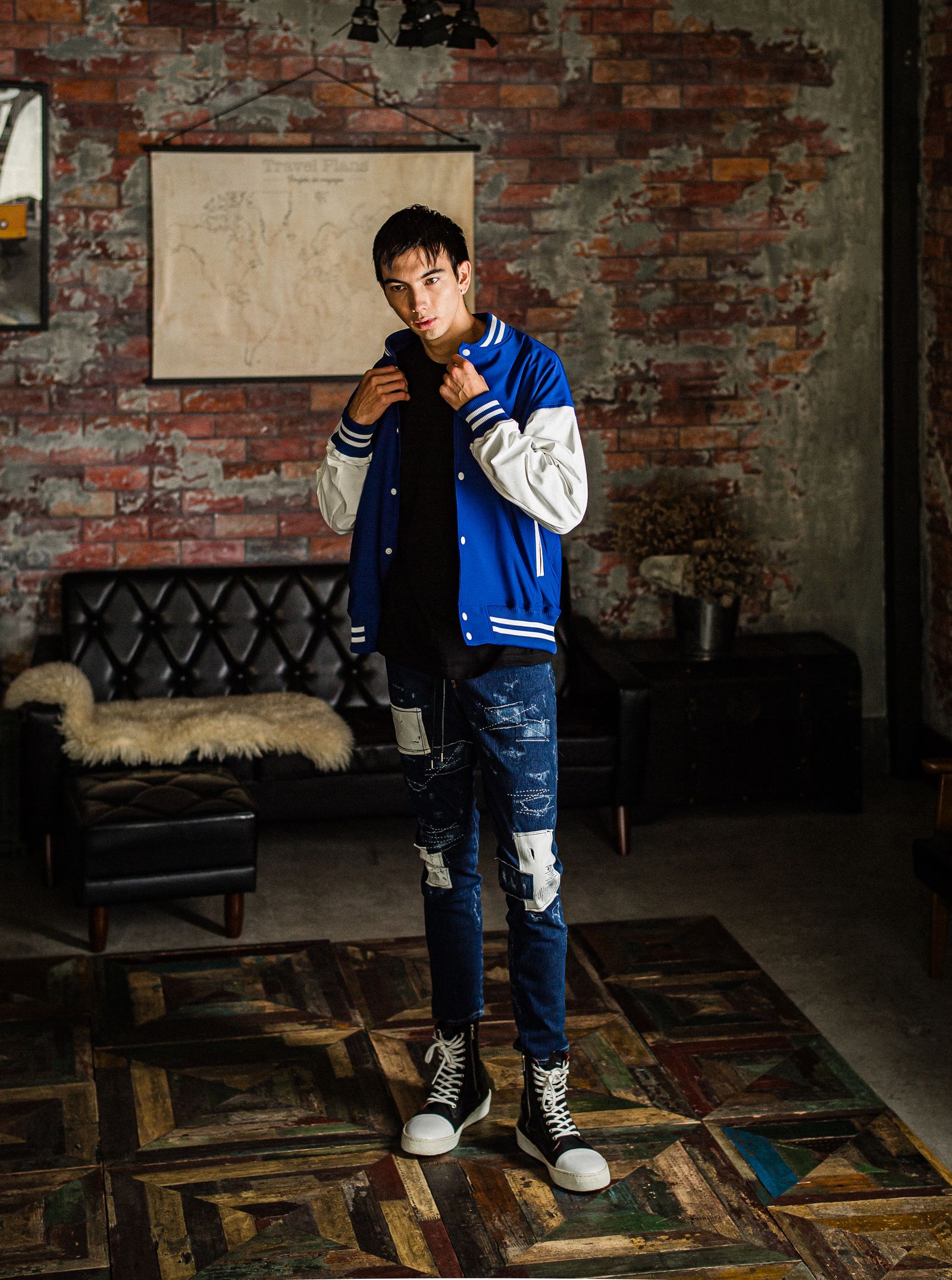 MICK DENIM JERSEY / RC31-ST-020 / デニムジャージテーパードパンツ / インディゴリメイク