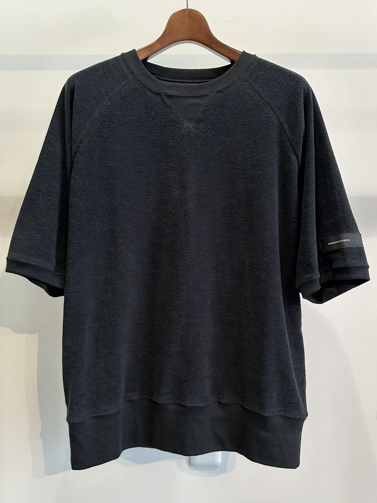 PILE HALF SLEEVE / RC32-T-007 / パイルビッグTシャツ / ブラック