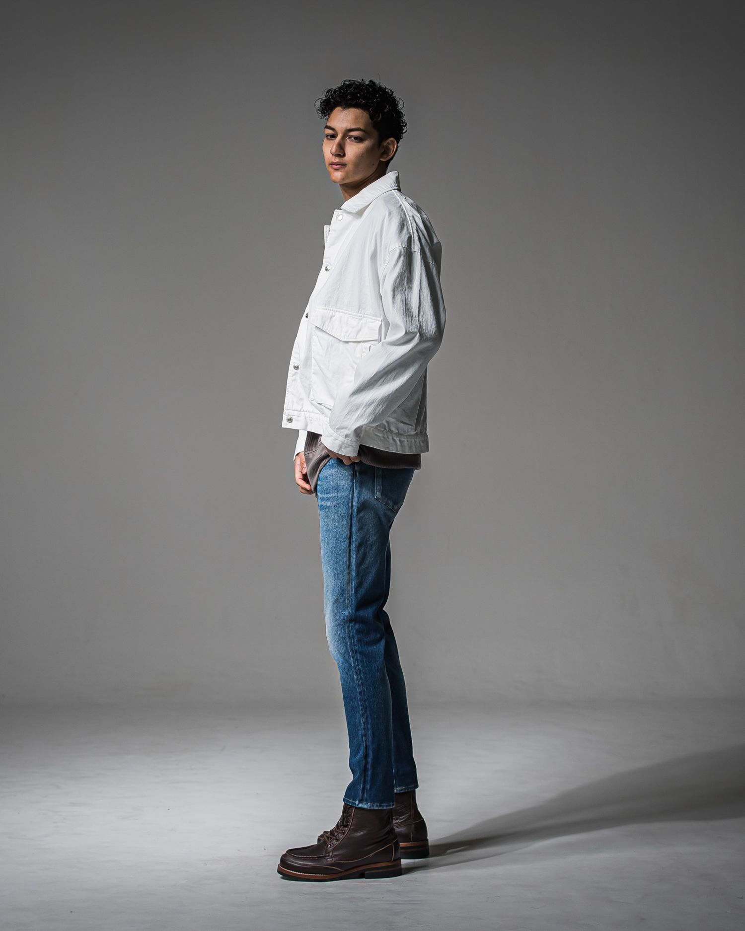 MICK DENIM JERSEY / RC37-ST-020 / デニムジャージテーパードパンツ / ダークインディゴ (9月上旬入荷予定)