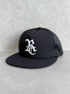 RC MESH CAP / RC35-CAP-002 / ロゴ刺繍メッシュキャップ / ブラック×ホワイト