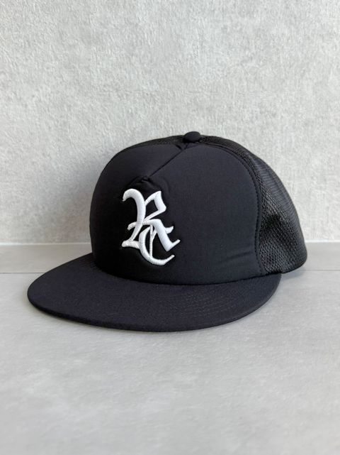 RC MESH CAP / RC35-CAP-002 / ロゴ刺繍メッシュキャップ / ブラック×ホワイト