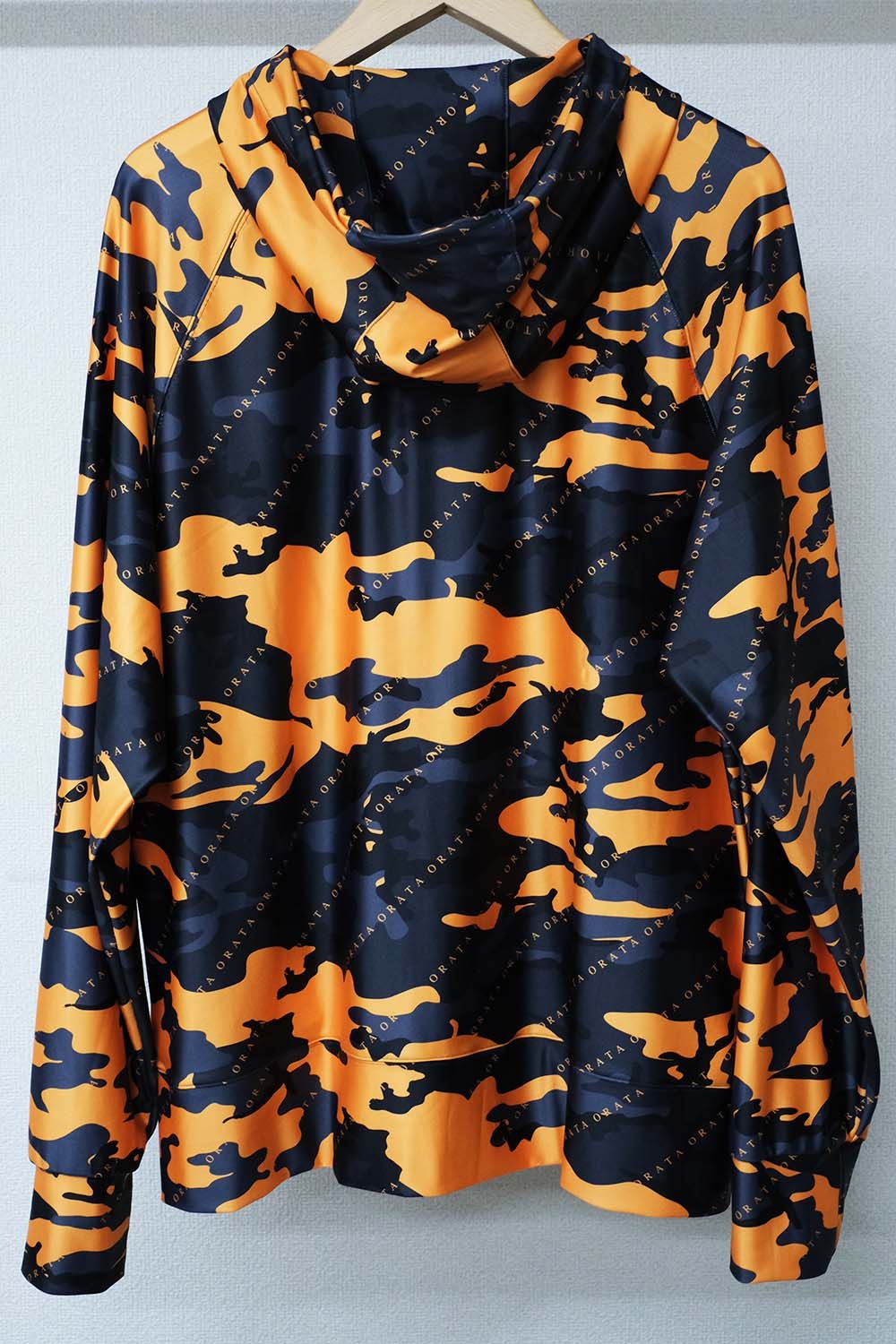 RUSH ZIP HOODIE / OR1-C-004 / ラッシュガードジップパーカー / オレンジカモフラ (1月上旬入荷予定)