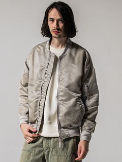 LIGHT DAVID JACKET / RC39-JK-002 / ナイロンライトMA-1 / ナイロングレージュ (2月下旬入荷予定)