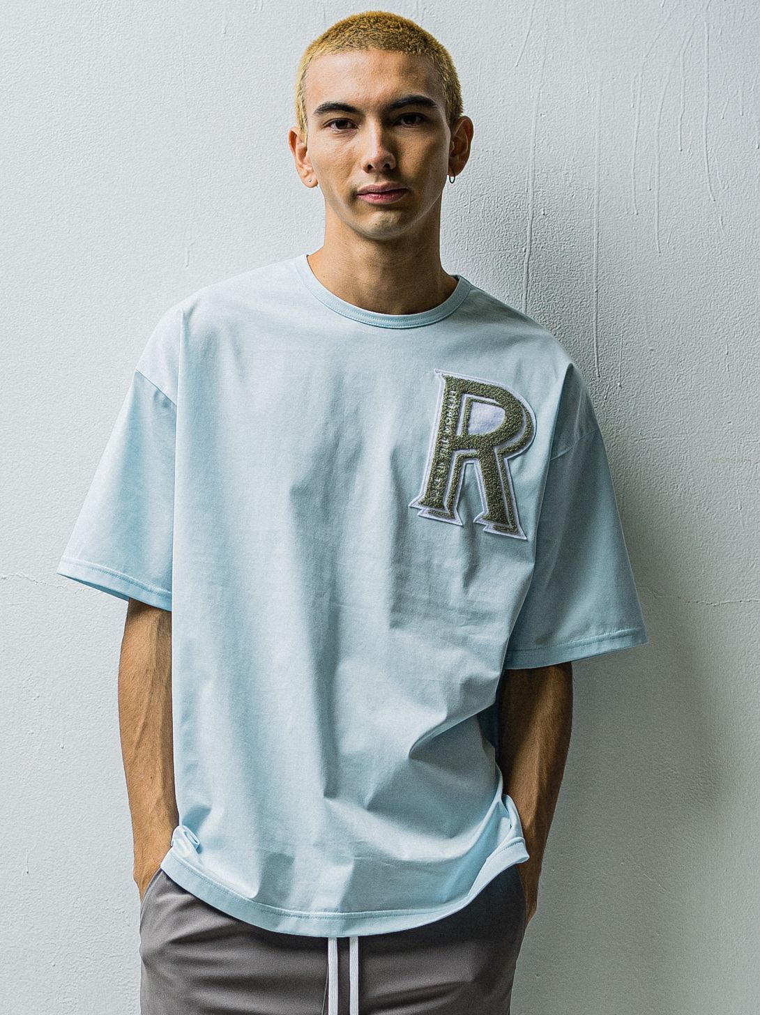 RESOUND CLOTHING - R CHENILLE LOOSE TEE / RC27-T-004 / 刺繍