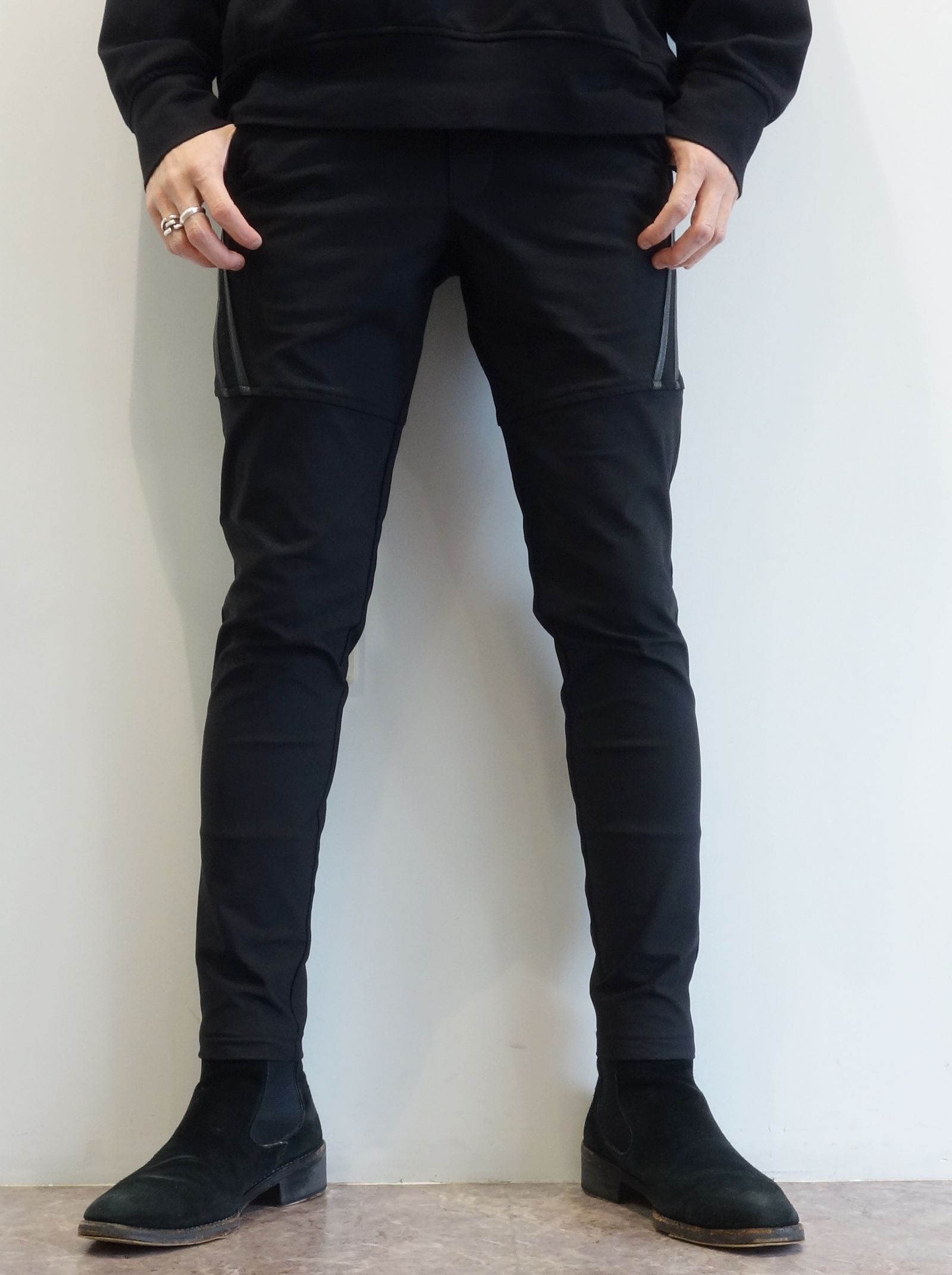 TYLER HEAT LINE PANTS / RC26-ST-026H / 裏起毛イージーラインパンツ / ブラック