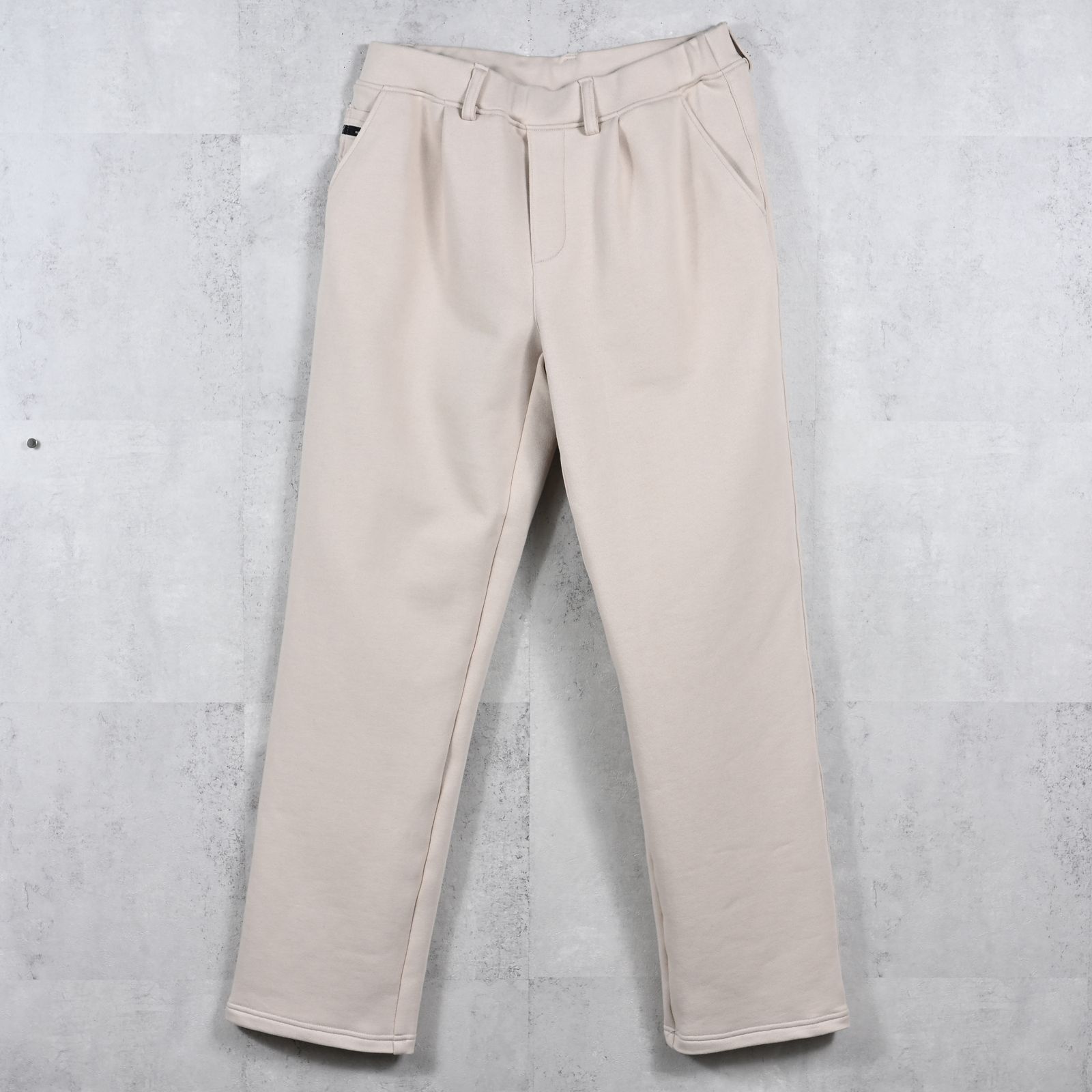 HF URAKE WIDE TUCK PANTS / RC39-ST-016WT / 高機能スウェットワイドタックパンツ / グレージュ (1月中旬入荷予定)