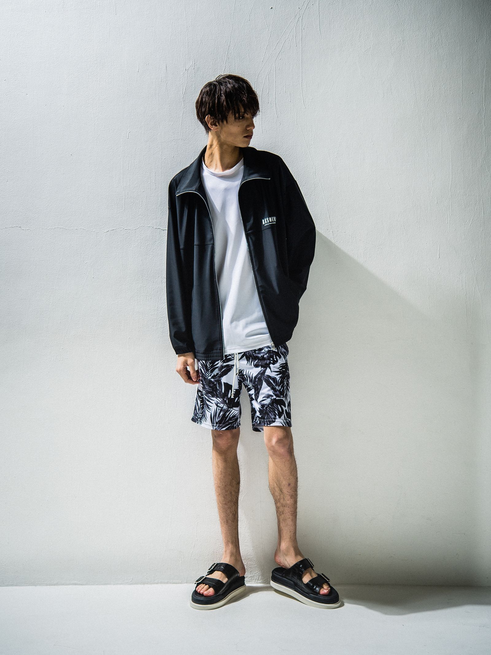 LEAF RUSH SHORTS / RC24-HP-003 / ラッシュガードハーフパンツ ※