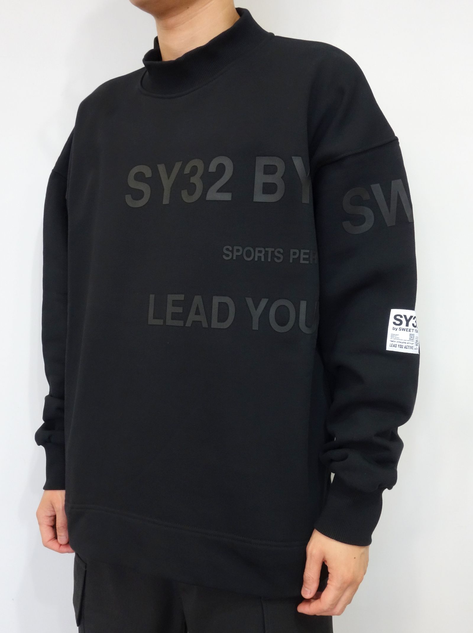 SY32 by SWEET YEARS - BIG SILHOUETTE HEAVY P/O CREW ...
