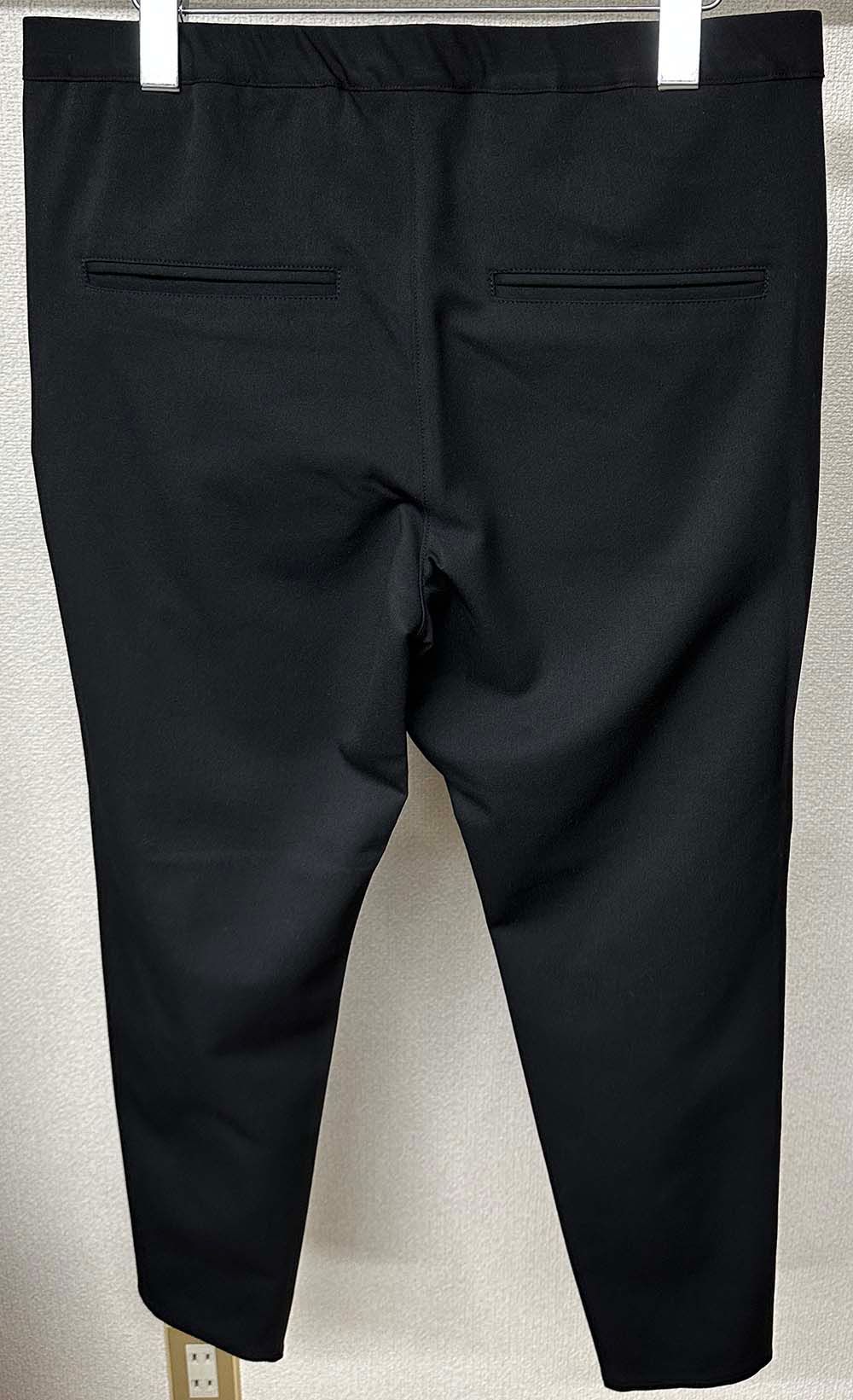 PAT TIGHT EASY PANTS / RC31-ST-037 / ベルト付きイージーパンツ / ブラック