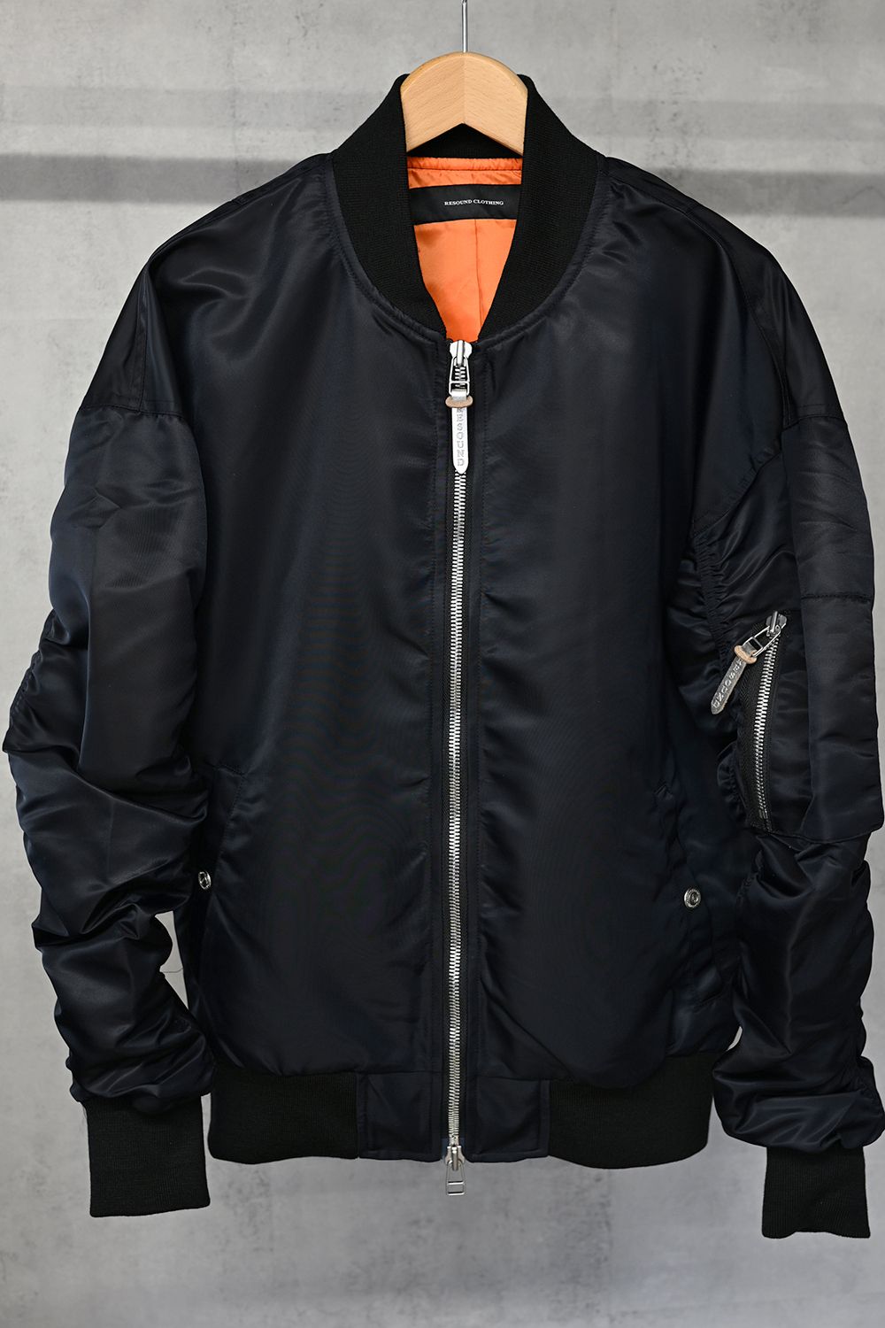 RESOUND CLOTHING - DAVID JACKET / RC33-JK-003 / MA-1 / ヴィンテージカーキ | LUKE