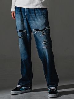 WK PT / RC41-ST-042 / ワンタックワークデニムパンツ / インディゴリメイク (8月中旬入荷予定)