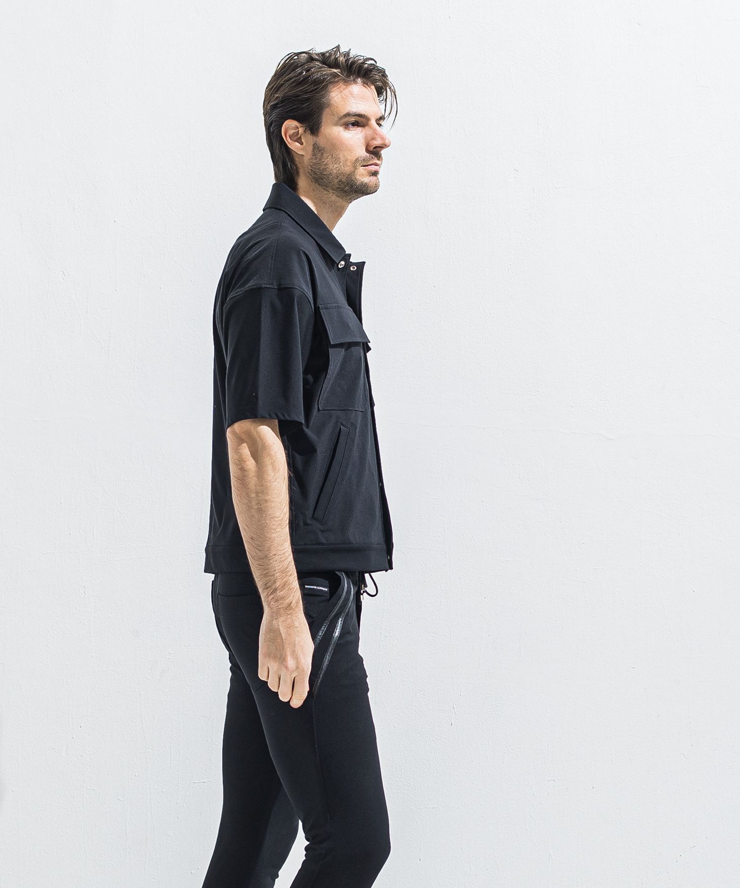 CPO HAFE SHIRTS JK / RC40-SH-003 / 半袖ナイロンCPOジャケット / ブラック (5月上旬入荷予定)