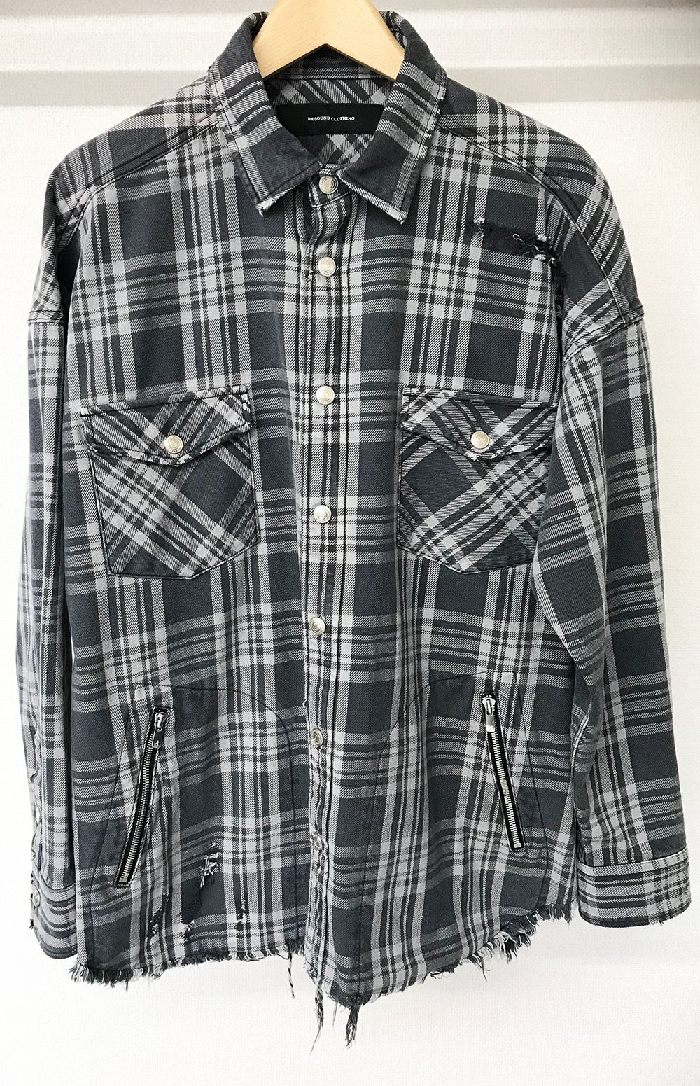 【※期間限定販売※】 VINTAGE CHECK OVER GOWN SHIRTS / RC18-SH-002 / チェックシャツ
