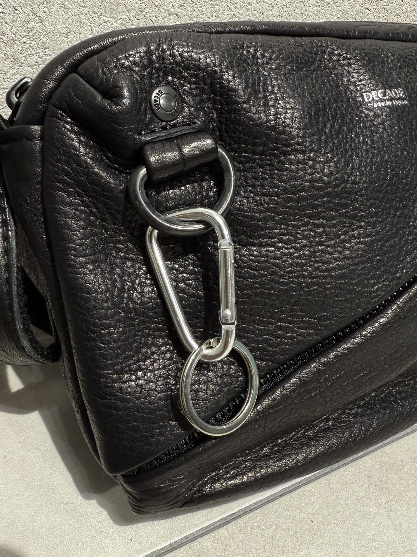 オイルドレザー ミニショルダーバッグ / DCD-01438B / ブラック×ブラック