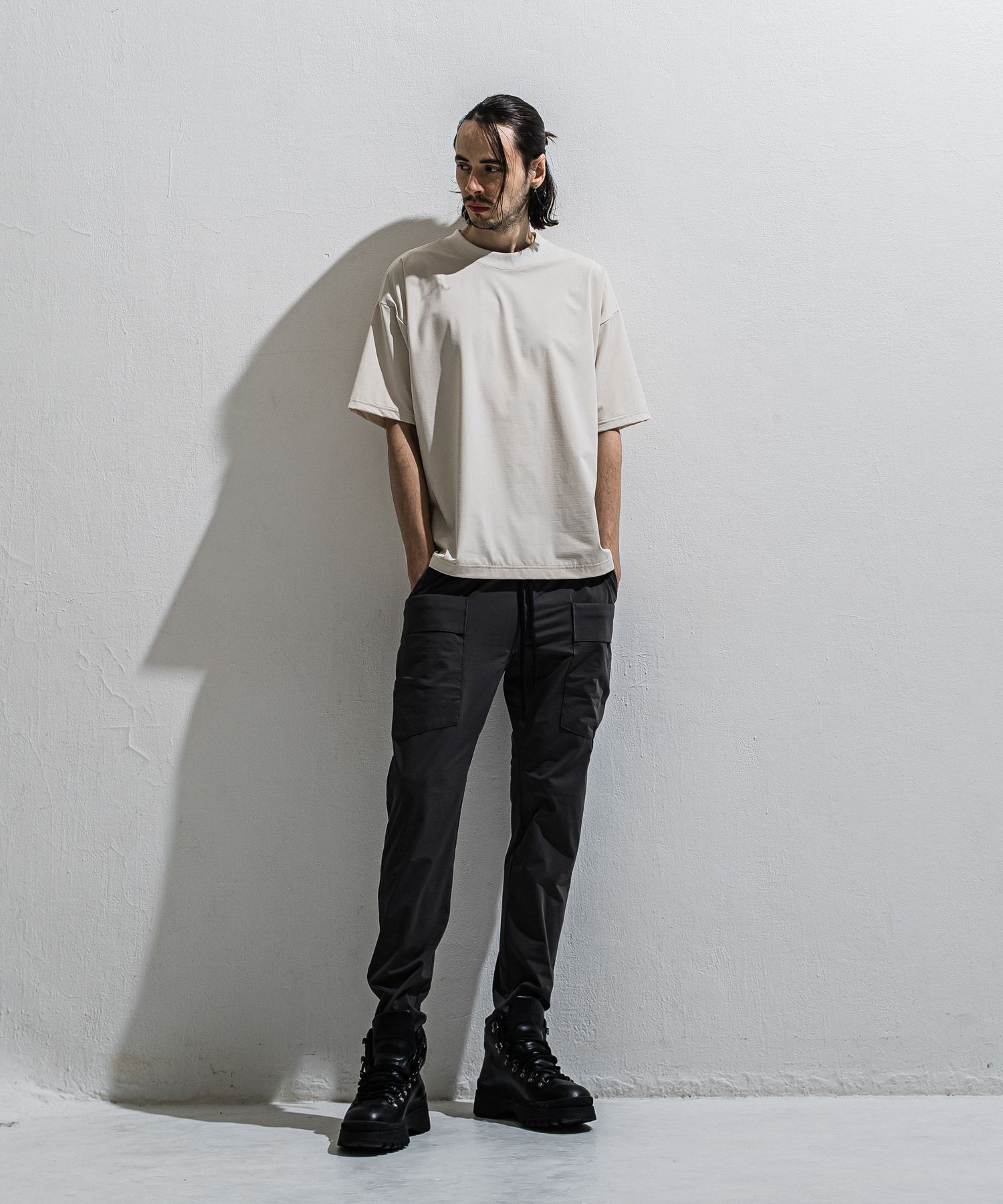 PB VARSITY JACKET / DP1-JK-001 / キルティングナイロンスタジャン / ブラック (2月中旬入荷予定)