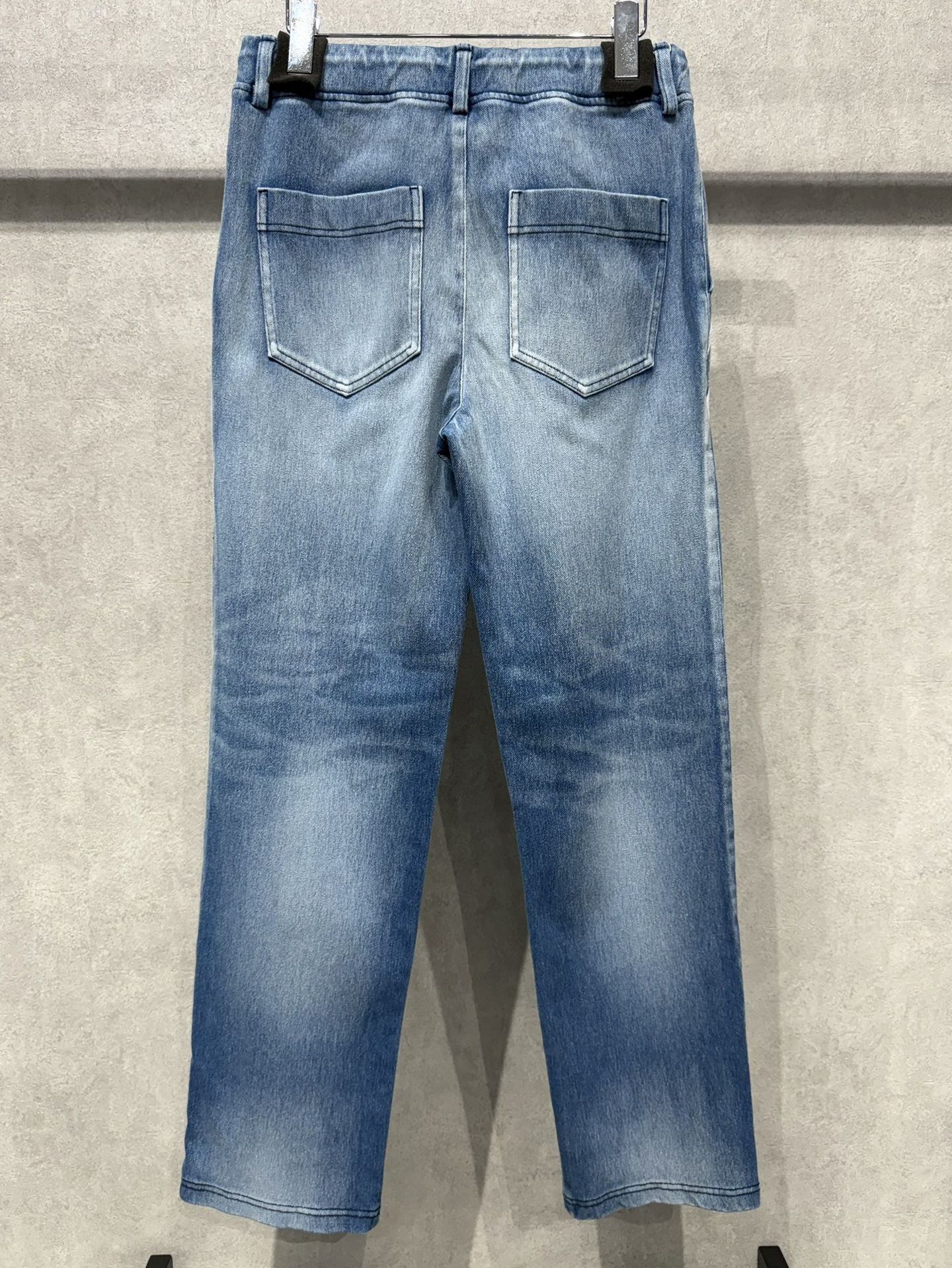 EDGE DENIM SEMI WIDE PT / RC40-ST-014WTD / デニムジャージセミワイドラインパンツ / ライトインディゴ