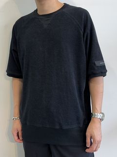 PILE HALF SLEEVE / RC32-T-007 / パイルビッグTシャツ / ブラック